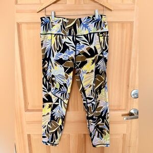 Sweaty Betty Power Leggings 7/8 Length Palm Print 🌴